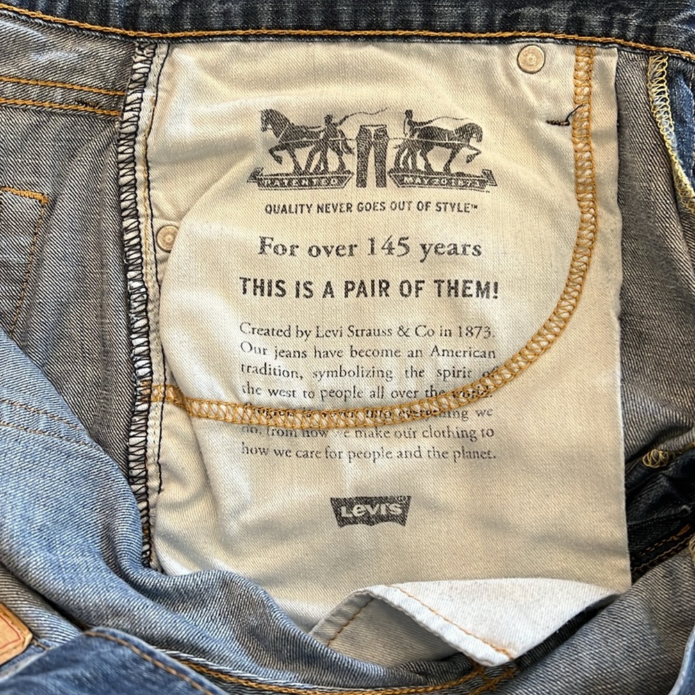 Levi Strauss & Co 527 low Boot Cut Men’s Jeans 36x30 excellent condition - Picture 10 of 10